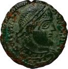 Nummus - Constantinus I (GLORIA EXERCITVS; Lugdunum)