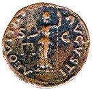 As - Vespasianus (AEQVITAS AVGVSTI SC; Lugdunum mint)
