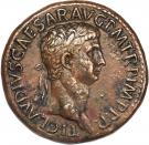Sestertius - Claudius (IMP P P / SPES AVGVSTA SC; Rome mint)