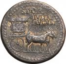Sestertius - Livia (TI CAESAR DIVI AVG F AVGVST P M TR POT XXIIII SC; Strike under Tiberius; Rome mint)