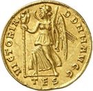 Solidus - Constantius II (VICTORIA DD NN AVGG; Thessalonica)