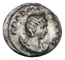 Antoninianus - Salonina (VESTA; seated with patera; Lugdunum)