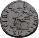 Dupondius - Claudius (CERES AVGVSTA SC; Rome mint)