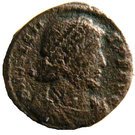 Nummus - Valens (GLORIA ROMANORVM; Thessalonic)