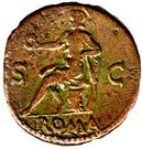 Dupondius - Vespasianus (ROMA SC; Rome mint)
