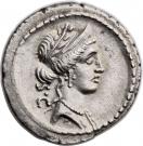 Denarius (Licinia: Publius Licinius Crassus; S•C / P•CRASSVS•M•F)
