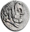 Denarius (Rubria: Lucius Rubrius Dossenus; DOSSEN / L•RVBRI)