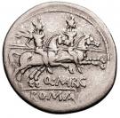 Denarius (Marcia: Quintus Marcius Libo; LIBO / Q MARC ROMA)