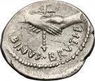 Denarius (Vibia: Gaius Vibius Pansa Caetronianus; C•PANSA / ALBINVS•BRVTI•F)