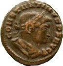 Follis - Constantinus I (SOLI INVICTO COMITI; Lugudunum)