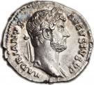 Denarius - Hadrianus (COS III: Roma)