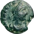 Nummus - Theodosius I (VOT XV MV●LT XX; Rome mint)