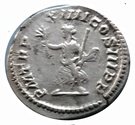 Denier caracalla "pm trp XIIII cos III pp "