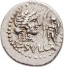 Denarius (Cornelia: Lucius Cornelius Sulla; L•SVLLA / IMPER ITERVM)