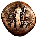 Sestertius - Commodus (Annona between modus and prow