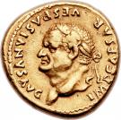 Aureus - Vespasianus (COS VIII)