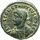 Follis - Constance II (PROVIDENTIAE CAESS, Alexandrie)