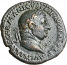 As - Vitellius (VICTOR AVG SC; Rome mint)