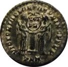 Follis - Constantin Ier (IMP CONSTANTINVS MAX AVG / VICTORIAE LAETAE PRINC PERP, Londres)