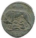Follis - Constantinus Ist (VRBS ROMA; Roma)