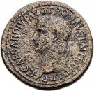 Sestertius - Caligula (DIVI AVG / ADLOCVT COH; Rome mint)
