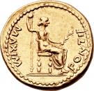 Aureus - Tiberius (PONTIF MAXIM; Lugdunum)
