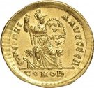 Solidus - Theodosius I (CONCORDIA AVGGGG; Constantinopolis)