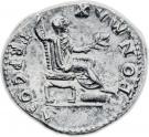 Denarius - Vespasianus (PONTIF TR P COS V)