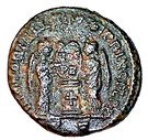Centenionalis - Constantinus I (VICTORIAE LAETAE PRINC PERP; Ticinum mint)