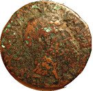 As - Tiberius (PONTIF MAXIM TRIBVN POTEST XVII SC; Rome mint)