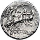 Denarius (Annia: Gaius Annius Luscus; C•ANNI•T•F•T•N•PRO•COS•EX•S•C / L•FABI•L•F•HISP)