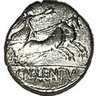 Denarius (Cornelia: Cn Lentulus Clodianus)