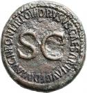 Sestertius - Drusus (DRVSVS CAESAR TI AVG F DIVI AVG N PONT TR POT II SC; Rome mint)