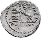 Denarius (Vibia: Gaius Vibius Varus; C•VIBIVS VARVS)