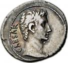 Denarius - Augustus (AVGVSTVS; Samos mint)