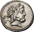 Denarius (Procilia: Lucius Procilius; S•C / L•PROCILI F)