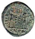 Nummus - Constantinus I (GLORIA EXERCITUS; Cyzicus)