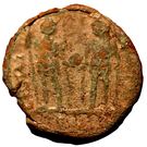 Follis - Honorius (GLORIA ROMANORVM; Strike under Theodosius II; Constantinopolis)