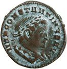 Follis - Constantinus Ist (SOLI INVICTO COMITI; Lugdunum)
