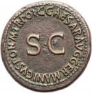 Dupondius - Nero and Drusus (C CAESAR AVG GERMANICVS PON M TR POT SC; Honour Strike under Caligula; Rome mint)