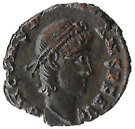 Nummus - Constans (VOT XX MVLT XXX; Alexandria mint)