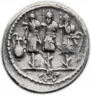 Denarius (Cornelia: Faustus Cornelius Sulla; S•C / monogram)