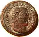 Follis - Maximinus II (VIRTUTI EXERCITUS)