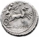Denarius (Cornelia: Faustus Cornelius Sulla; FEELIX / FAVSTVS)