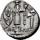 Denarius - Julius Caesar (CAESAR; Trophy)