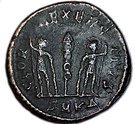 Nummus - Constantinus I (GLORIA EXERCITVS; Cyzicus )