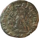 Nummus - Gratianus (SECVRITAS REIPVBLICAE; Thessalonica mint)
