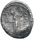 Denarius - Julius Caesar (CAESAR DICT•PERPETVO / P•SEPVLLIVS MACER)