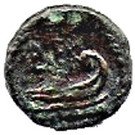 Bronze Drachm of Berytos (colonial issue with Marsyas and galley prow)