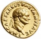Aureus - Vespasianus (IVDAEA; Rome mint)